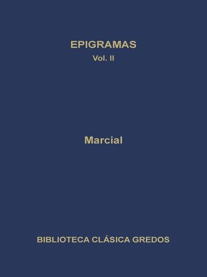 cover image of Epigramas II